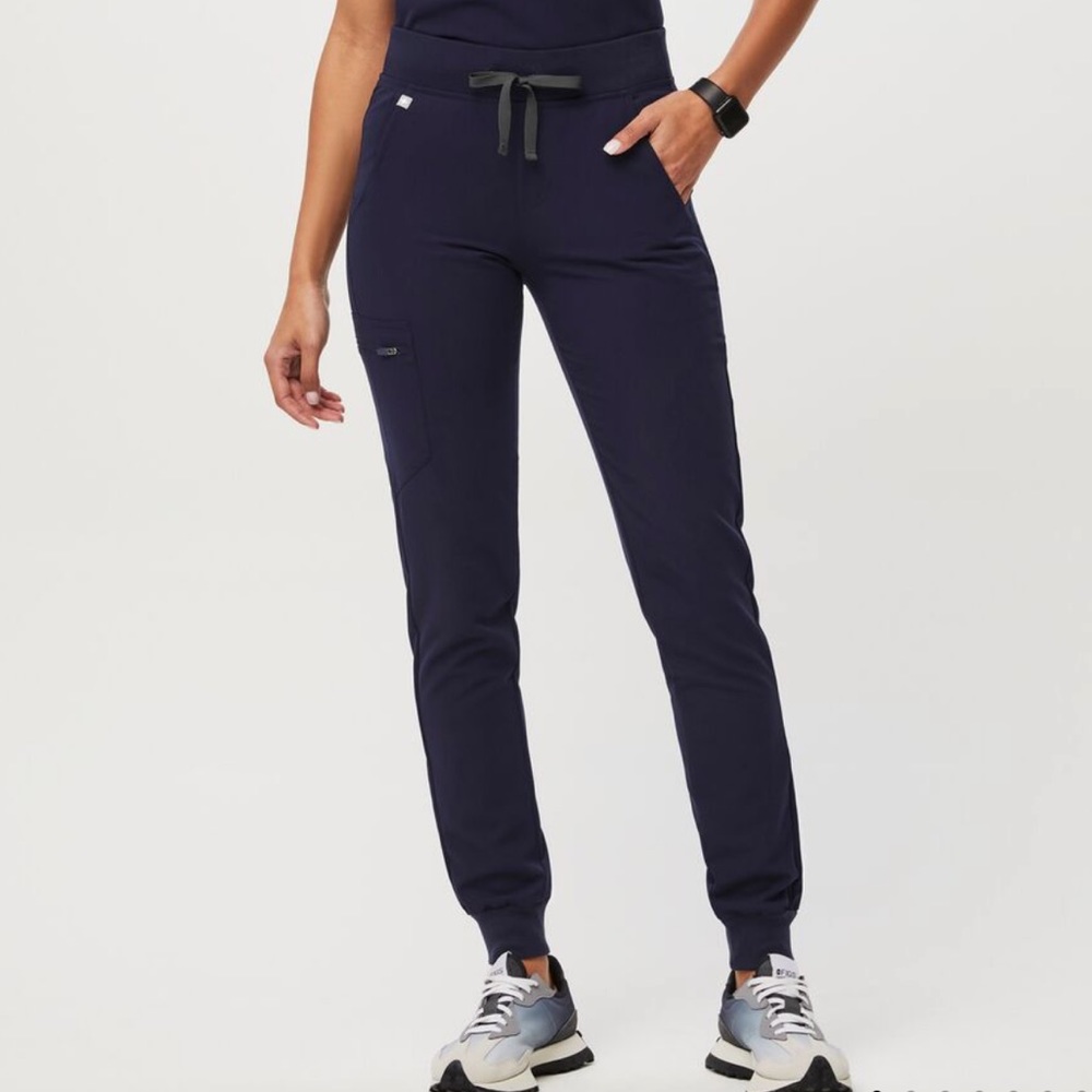 FIGS Navy Zamora Petite Jogger Scrub Pants